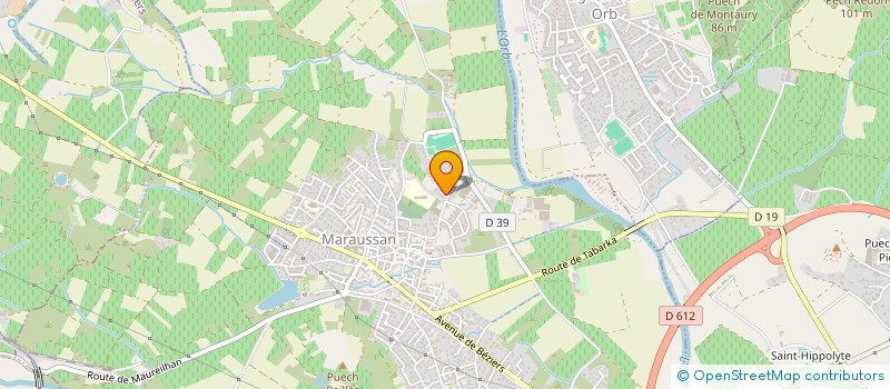 localisation de l'entreprise LA BULLE A MALICE  MARAUSSAN