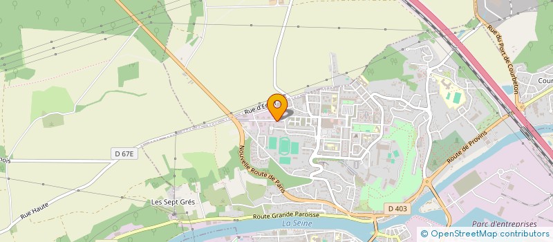 localisation de l'entreprise LA BULLE AUX DOUDOUS à MONTEREAU-FAULT-YONNE