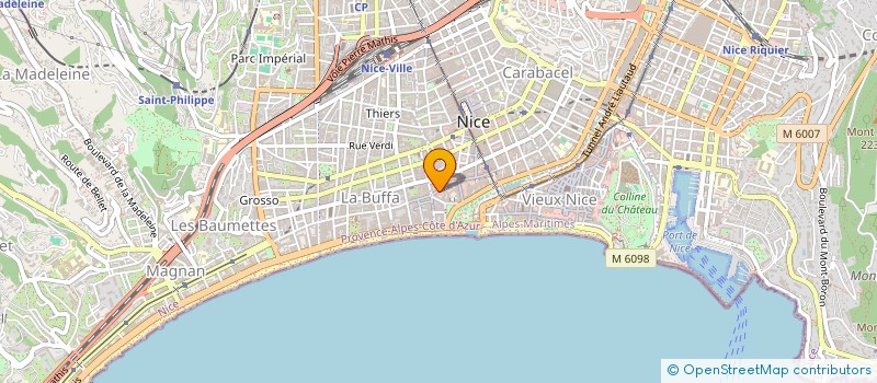 localisation de l'entreprise LA BULLE D ISIS à NICE
