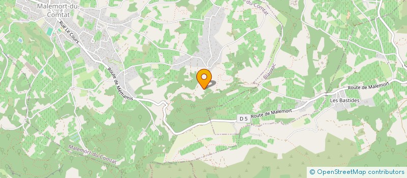 localisation de l'entreprise LA BULLE D'O  MALEMORT-DU-COMTAT