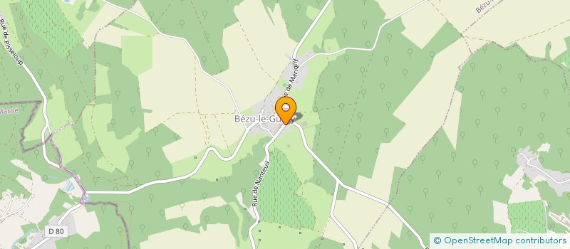 localisation de l'entreprise LA BULLE D'YSAN à BEZU-LE-GUERY