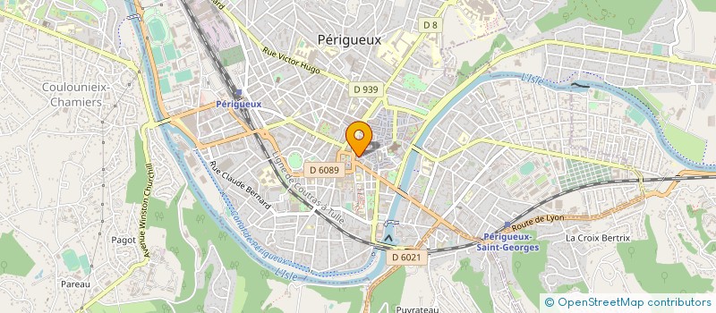 localisation de l'entreprise LA BULLE DANS LA TASSE à PERIGUEUX