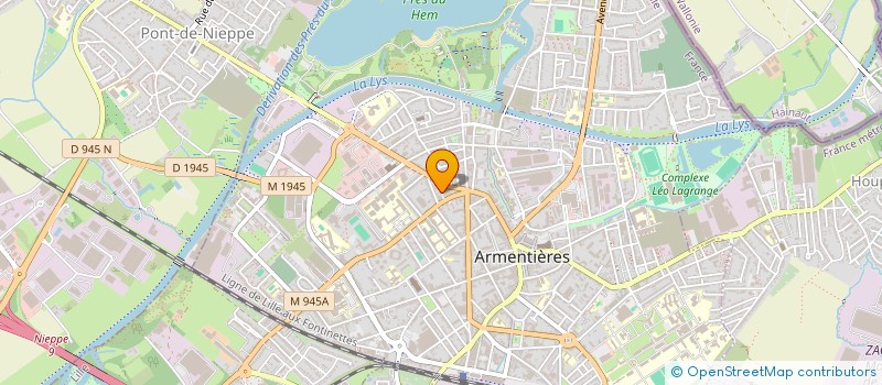 localisation de l'entreprise LA BULLE DE BONHEUR  ARMENTIERES