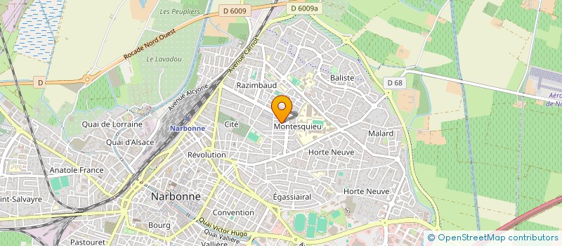 localisation de l'entreprise LA BULLE DE NOELINE  NARBONNE