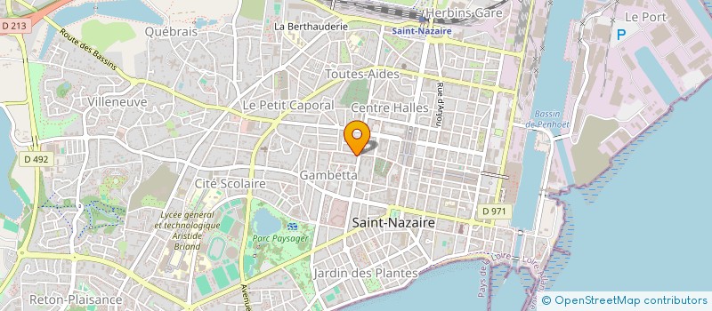 localisation de l'entreprise LA BULLE DE SAVON à SAINT-NAZAIRE