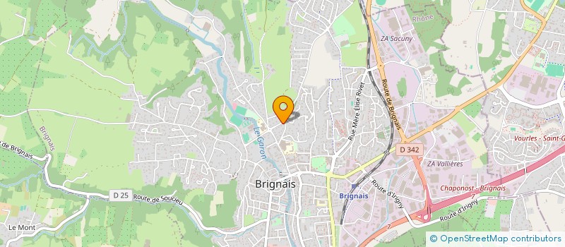 localisation de l'entreprise LA BULLE DE SAVON  BRIGNAIS