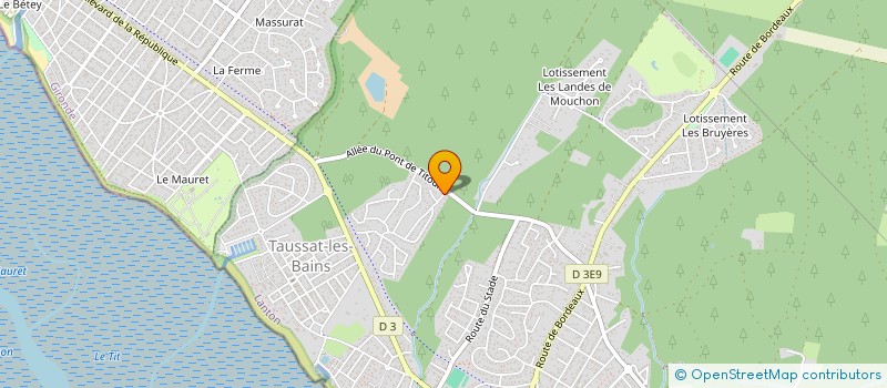 localisation de l'entreprise LA BULLE DE SOPHIE.C  LANTON