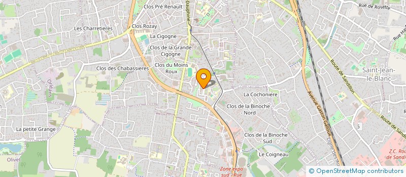 localisation de l'entreprise LA BULLE DES ENTREPRENEURS  ORLEANS