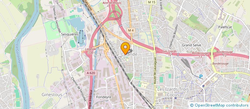 localisation de l'entreprise LA BULLE DU FUNAMBULE  TOULOUSE