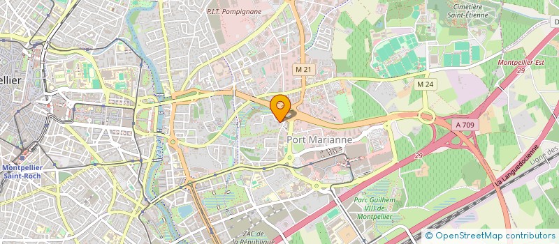 localisation de l'entreprise LA BULLE DU TDAH  MONTPELLIER