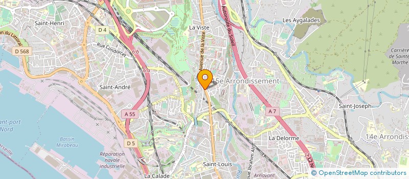 localisation de l'entreprise LA BULLE EN OR à MARSEILLE