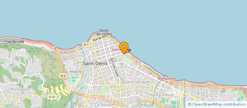 localisation de l'entreprise LA BULLE ENCHANTEE  SAINT-DENIS