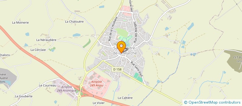 localisation de l'entreprise LA BULLE LITTERAIRE à SEVREMOINE