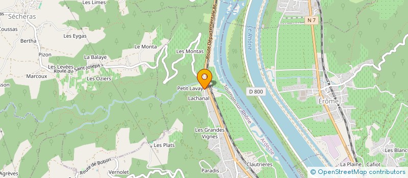 localisation de l'entreprise LA BULLE NATURE  VION