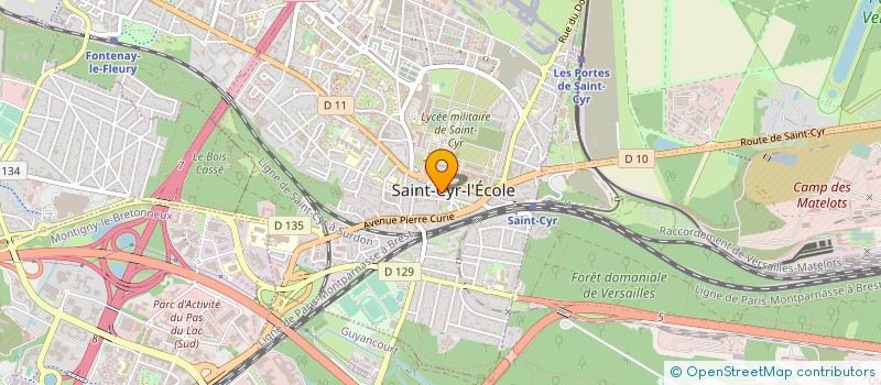 localisation de l'entreprise LA BULLE SAINT CYRIENNE à SAINT-CYR-L'ECOLE