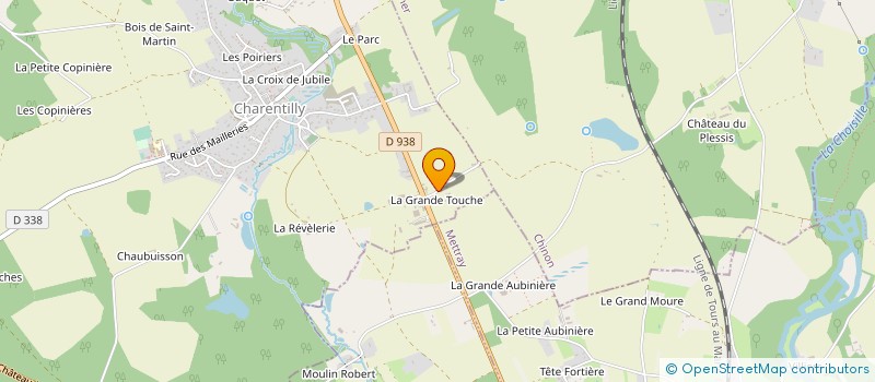 localisation de l'entreprise LA BULLE VERTE à CHARENTILLY