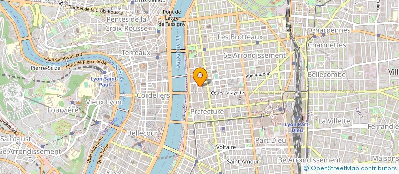 localisation de l'entreprise LA BULLE WORKPLACE à LYON
