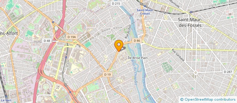 localisation de l'entreprise LA BUREAUTIQUE  CRETEIL