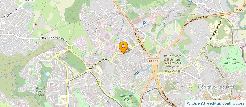 localisation de l'entreprise LA BUREAUTIQUE DU LANGUEDOC à MONTPELLIER