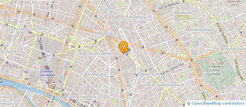 localisation de l'entreprise LA BUREAUTIQUE EN DIRECT à PARIS
