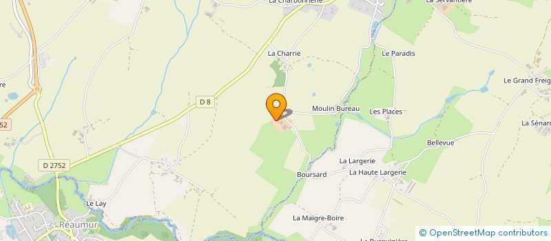 localisation de l'entreprise LA BURGUINIERE à MENOMBLET