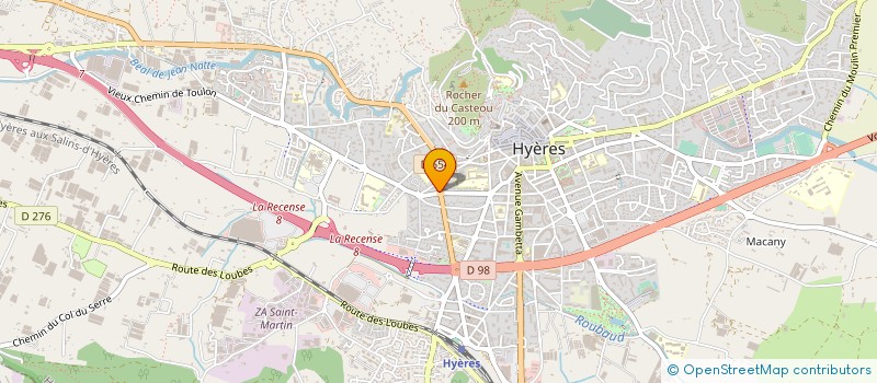 localisation de l'entreprise LA BURLIERE  CARNOULES