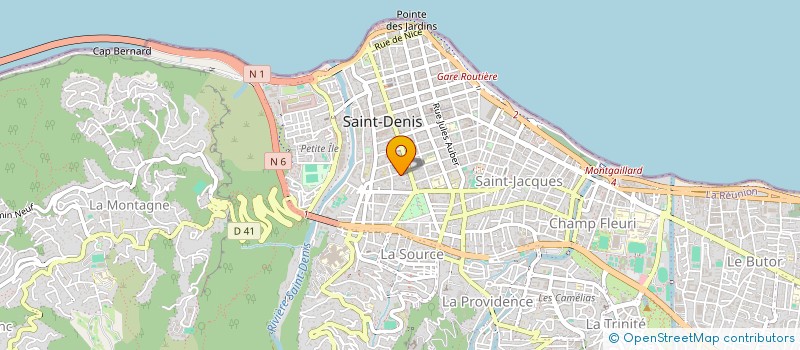 localisation de l'entreprise LA BUSE à SAINT-DENIS