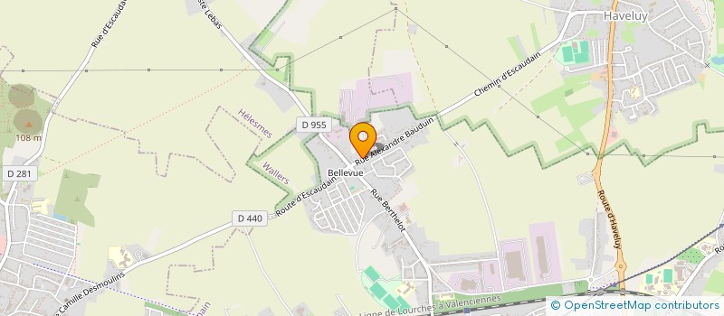 localisation de l'entreprise LA BUTINIERE  DENAIN