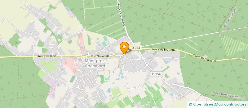 localisation de l'entreprise LA BUTTE  MONT-PRES-CHAMBORD