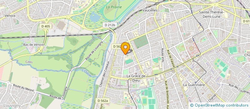 localisation de l'entreprise LA BUTTE à CAEN