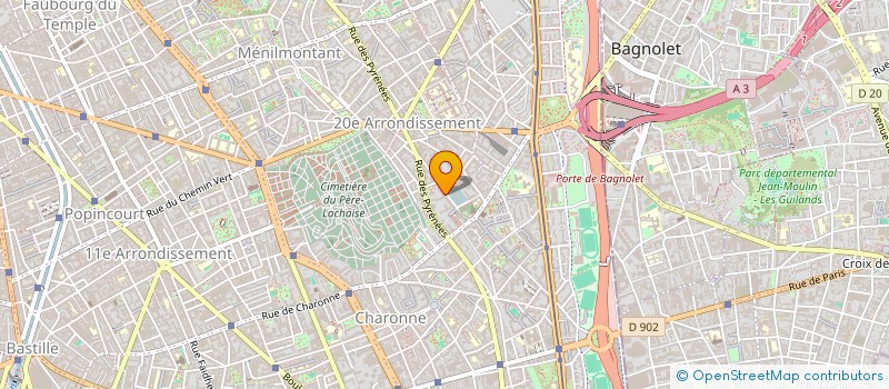 localisation de l'entreprise LA BUTTE  PARIS