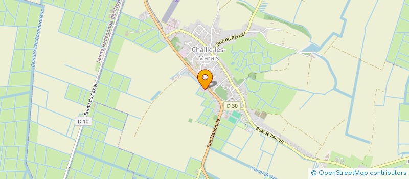 localisation de l'entreprise LA BUTTE  CHAILLE-LES-MARAIS