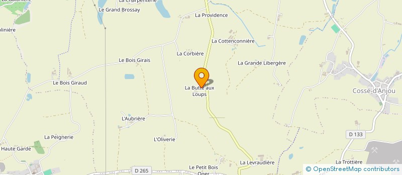 localisation de l'entreprise LA BUTTE AUX LOUPS à CHEMILLE-EN-ANJOU