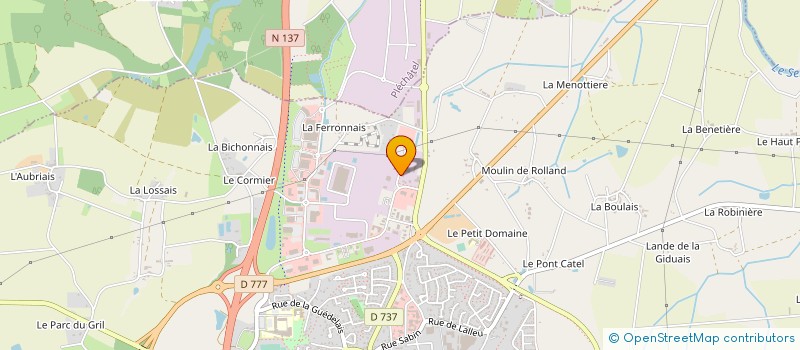 localisation de l'entreprise LA BUTTE AUX PIERRES  SAINT-LYPHARD