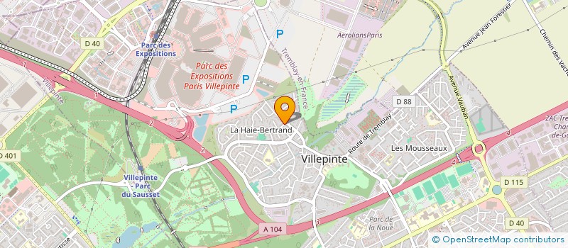localisation de l'entreprise LA BUTTE DE LA FERME à VILLEPINTE