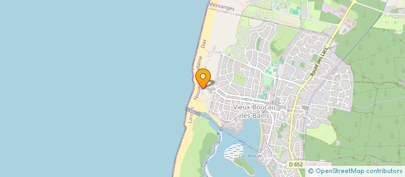 localisation de l'entreprise LA BUVETTE  VIEUX-BOUCAU-LES-BAINS