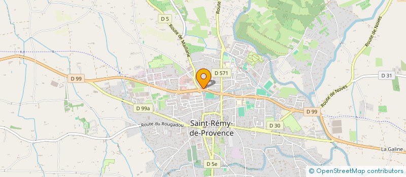 localisation de l'entreprise LA BUVETTE DE GLANUM  SAINT-REMY-DE-PROVENCE