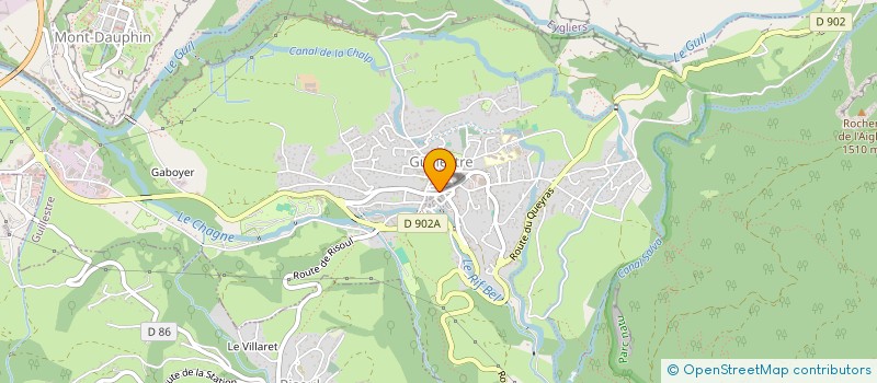 localisation de l'entreprise LA BUVETTE DE L'AVENUE à GUILLESTRE