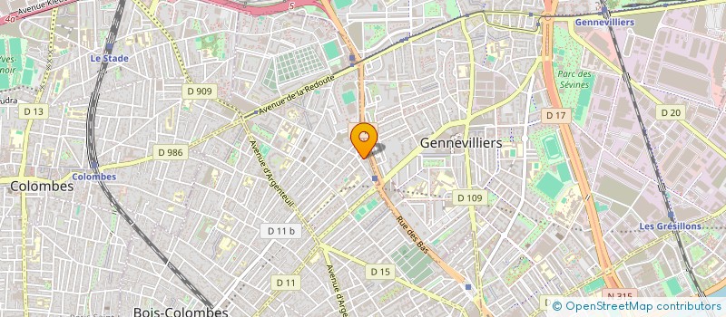 localisation de l'entreprise LA BUVETTE DU THEATRE à ASNIERES-SUR-SEINE