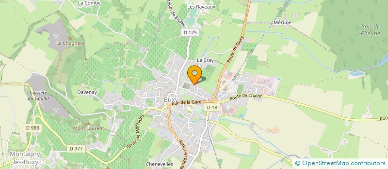 localisation de l'entreprise LA BUXYNOISE DE MENUISERIE à BUXY
