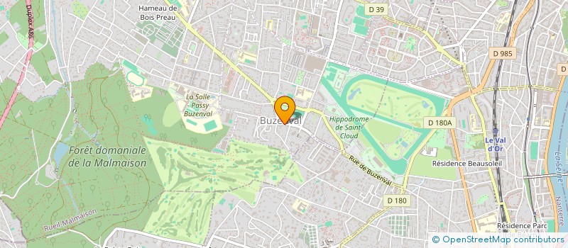 localisation de l'entreprise LA BUZENVAL à RUEIL-MALMAISON