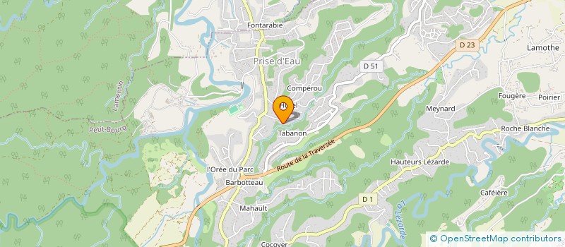 localisation de l'entreprise LA BWAT' à PETIT-BOURG