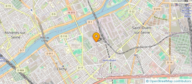 localisation de l'entreprise LA C.A.D.I. à SAINT-OUEN-SUR-SEINE