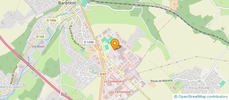 localisation de l'entreprise LA C.A.S.A  BARENTIN