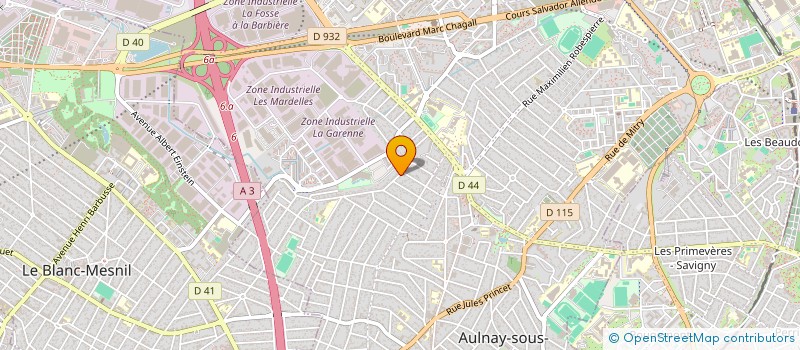 localisation de l'entreprise LA C B T C à AULNAY-SOUS-BOIS