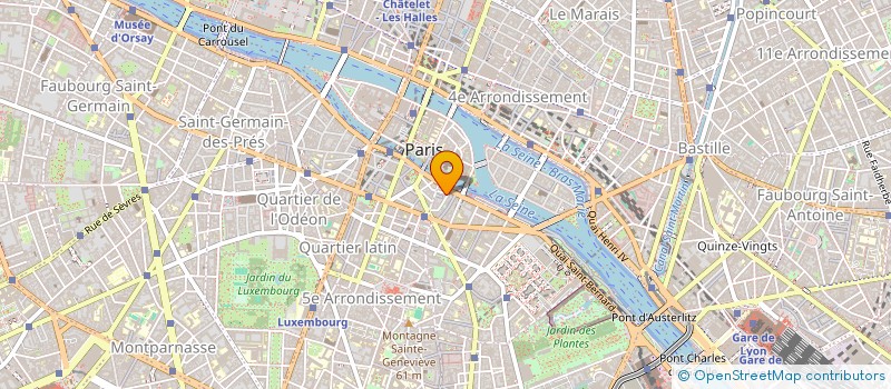 localisation de l'entreprise LA C E I  PARIS