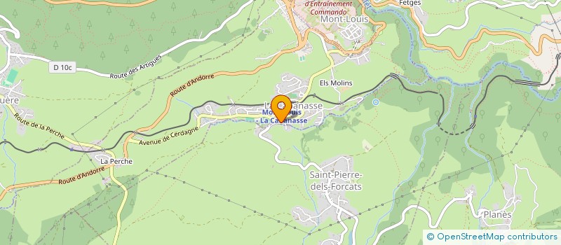 localisation de l'entreprise LA CAB'EN FETE  LA CABANASSE