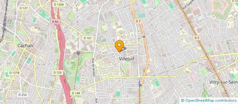 localisation de l'entreprise LA CAB STUDIO à VILLEJUIF