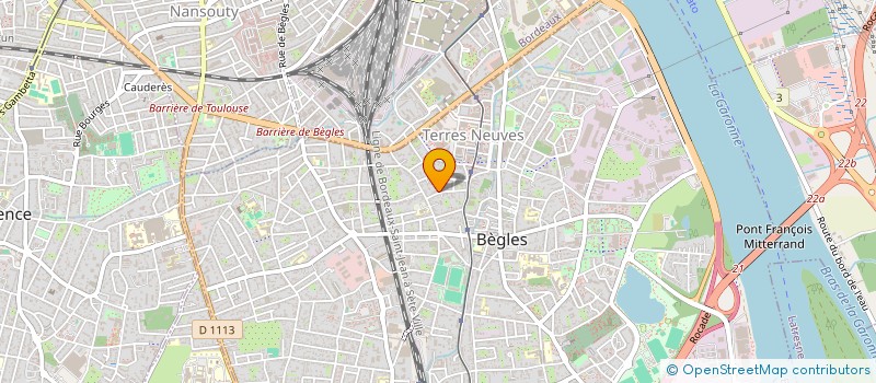 localisation de l'entreprise LA CABALA à BEGLES