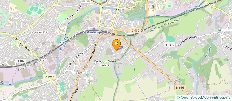 localisation de l'entreprise LA CABALE INFERNALE  MAUBEUGE